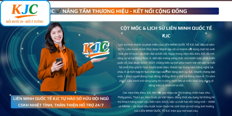 Thông tin cơ bản về liên minh giải trí KJC